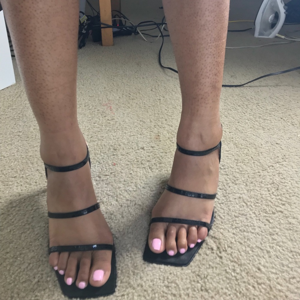 Classic squared toe Nine West heels